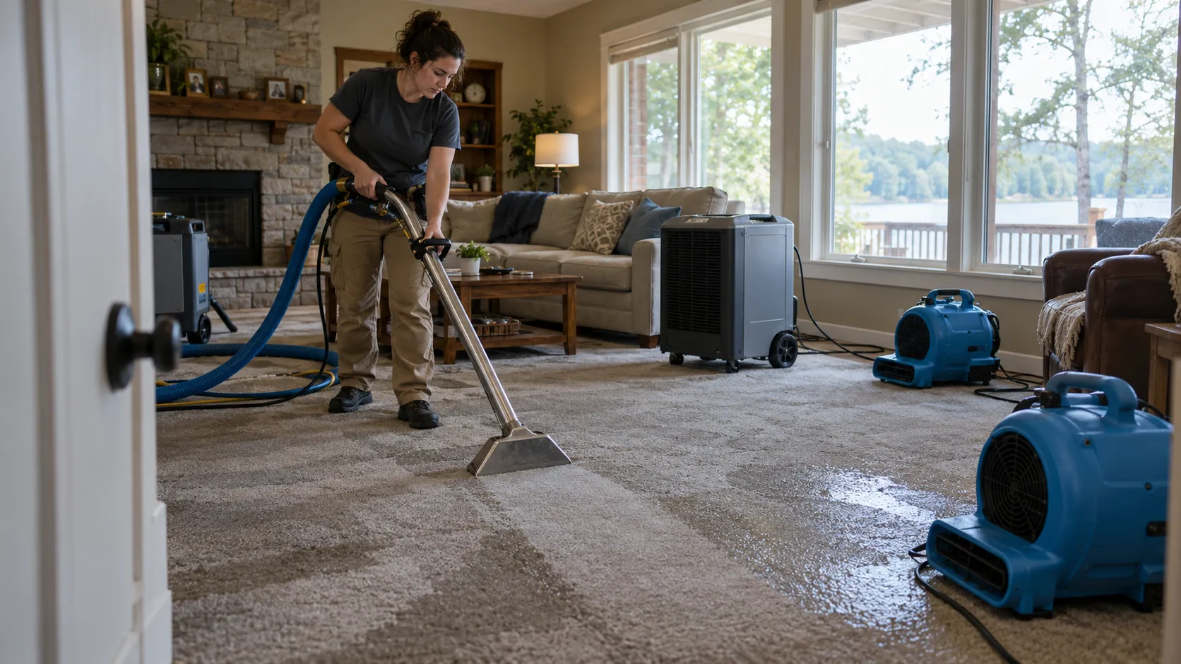 Water Extraction & Structural Drying in Des Moines, IA